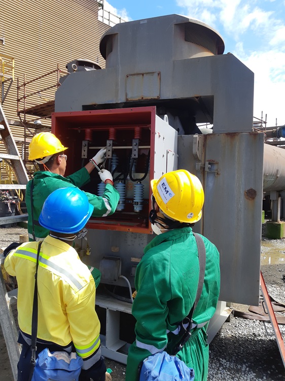 Install 6.6KV Accessories in MV Motor and Connect Electrically